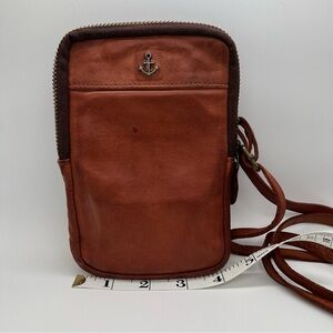 Harbour 2nd Crossbody Brown Leather Card Holder